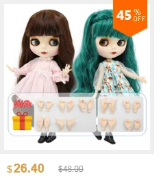 Ледяная шарнирная кукла blyth neo Fortune days, модная Кукла Xiaojing, кукла с платьем, игрушечная обувь, подарок 26 см