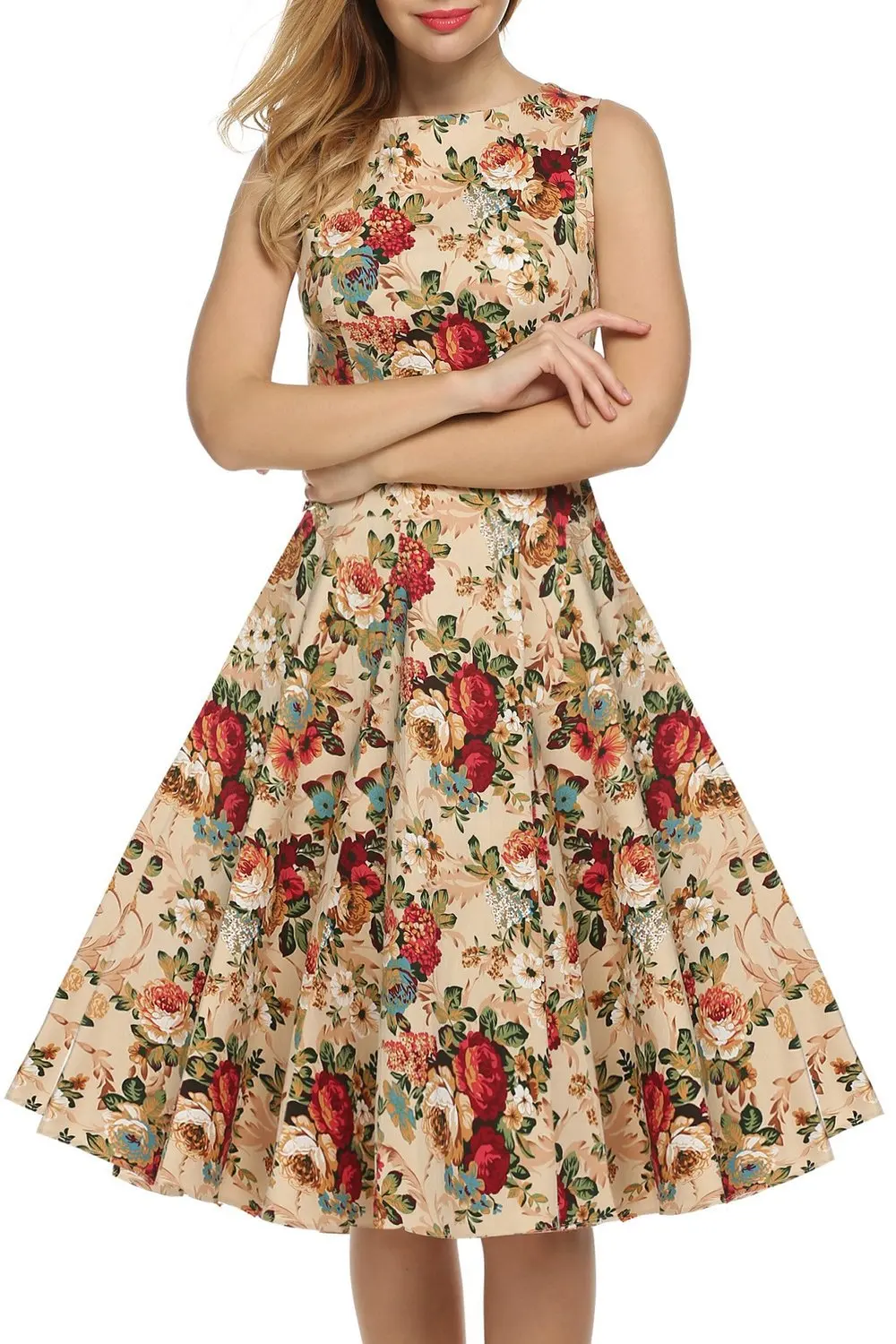 Belle Poque женское летнее платье 2017 Ретро винтажное 50s повседневное вечернее