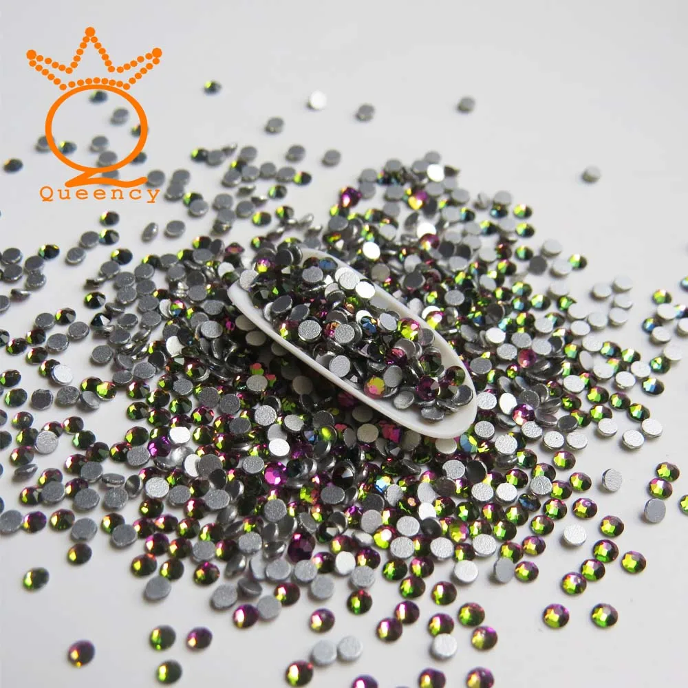 1440pcs Color 14 Ss12 стразы для дизайна ногтей Хрустальные стеклянные стразы на ногти стеклянные 3D Стразы для украшения ногтей драгоценные камни для маникюра - Цвет: 1440pcs Color 14