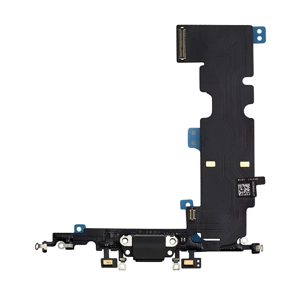 Для iPhone 8 Plus зарядный порт док разъем гибкий кабель + микрофон аудио для наушников