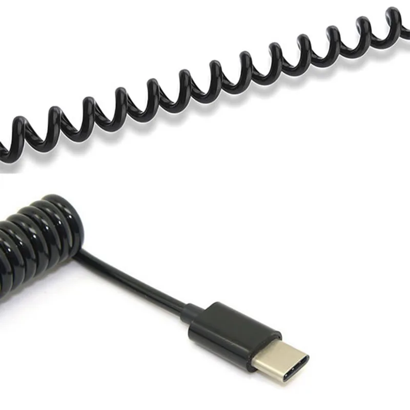 Спиральный USB 3 1 C-TYPE штекер к Мужской адаптер кабель м | Компьютеры и офис