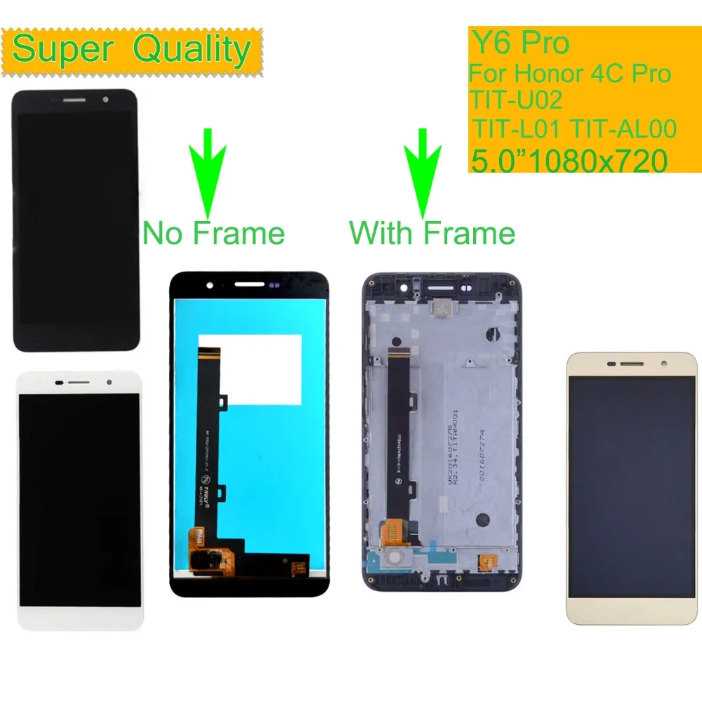 Для Huawei Honor 4C Pro TIT L01 Y6 AL00 Y6Pro U02 ЖК дисплей кодирующий преобразователь сенсорного