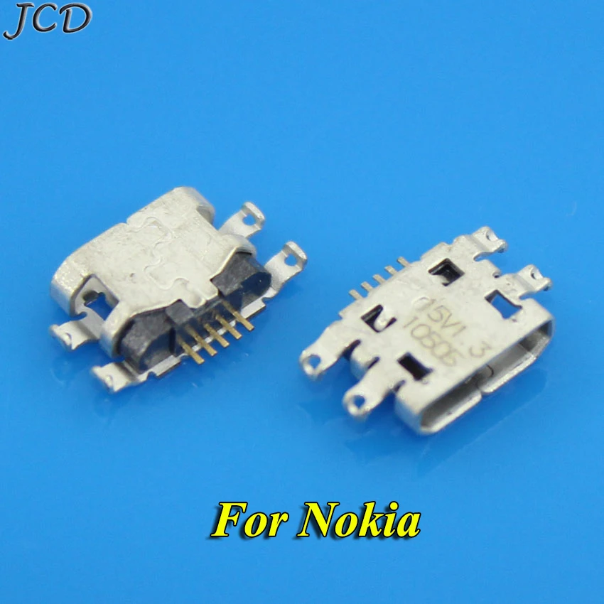 JCD 10 шт./лот для Nokia Lumia A501 502 535 N535 532 micro mini usb зарядный разъем штекер док станция