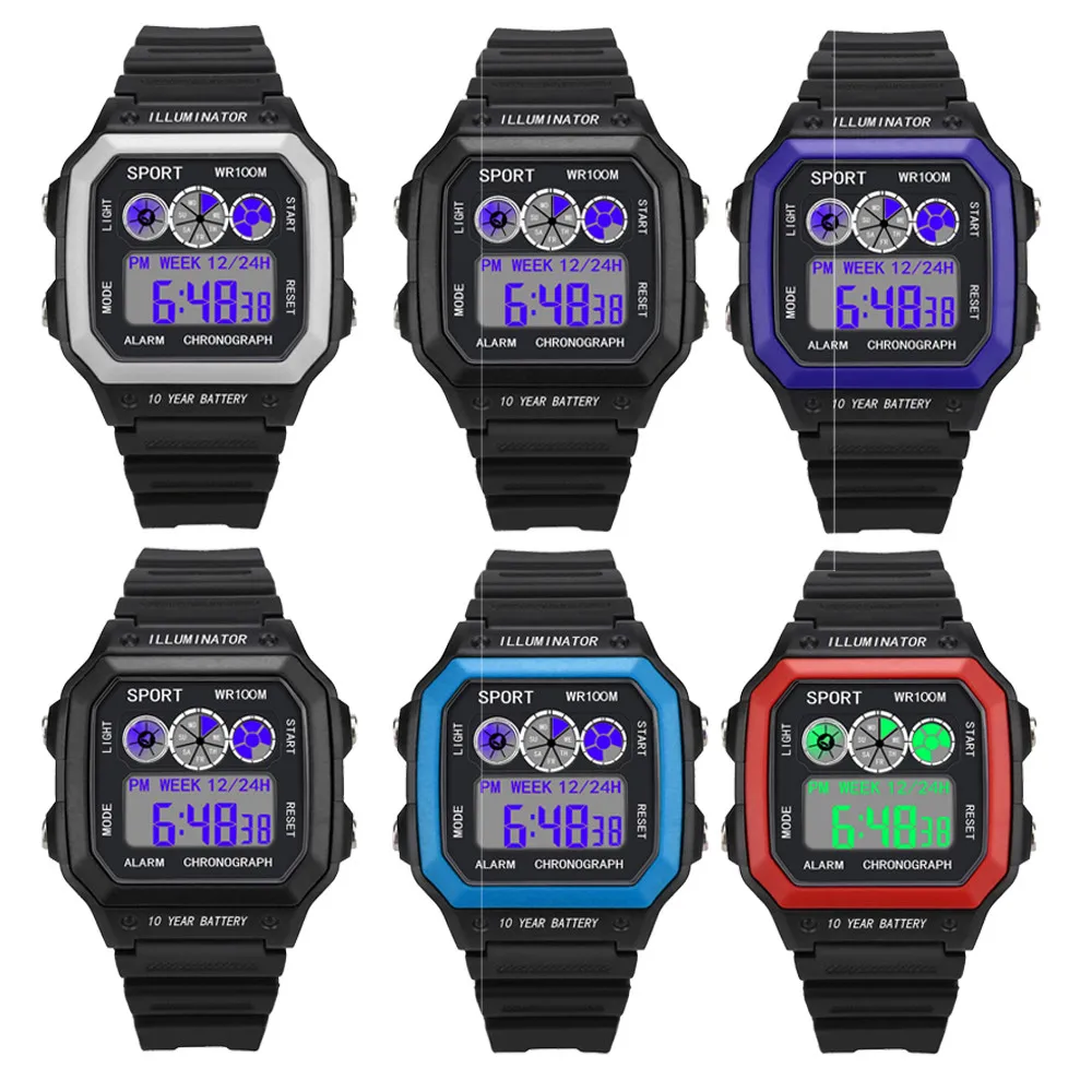 Top Luxury Fashion Military Quartz Watch Men Sports LED Waterproof Wrist Watch Wristwatches Clock Hour Male Hot