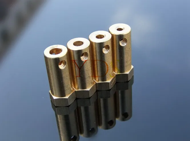 Yds медь муфта Length30mm 6 мм 5 4 3 с шестигранной шестигранным углублением разъем для