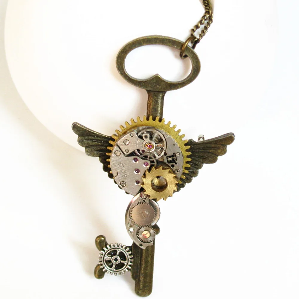 Металлическая брошь для часов в стиле стимпанк готика панк рок|jewelry pendant|jewelry