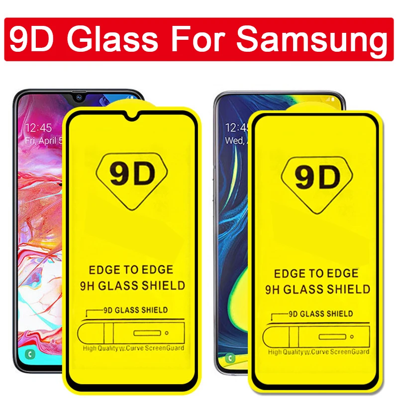 9D защитная пленка из закаленного стекла для Samsung A90 Защитная Galaxy A70 A80 A 70 80 90 |