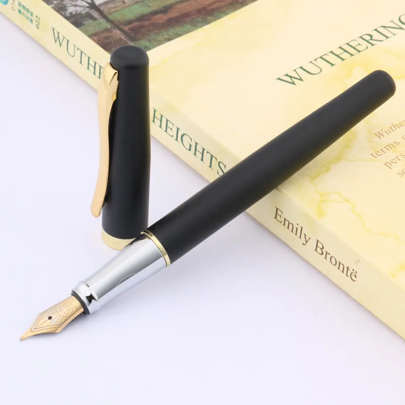 209 высококачественный деловой матовый черный Золотой классический телефон|gift