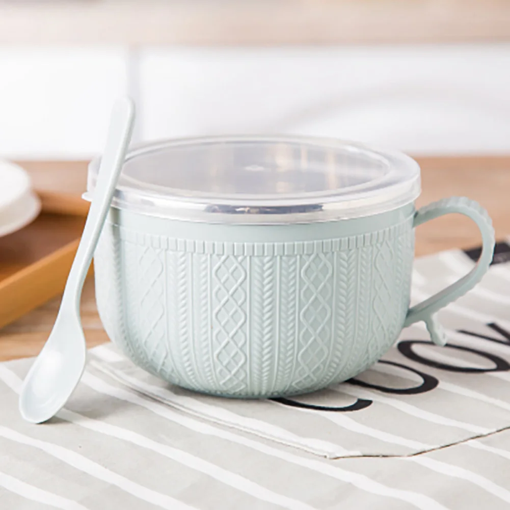 Посуда с контейнер для обеда крышкой лапша миска рисового супа большой емкости