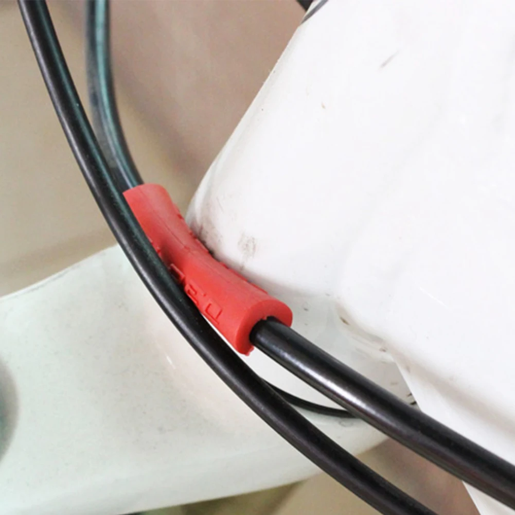 Новый 4 шт./компл. провода для велосипедного тормоза трубы резиновое покрытие