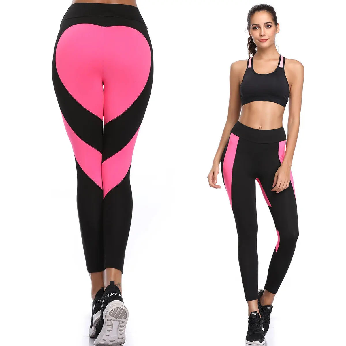 Joy shape r, женские Капри со средней талией, леггинсы с контролем живота, леггинсы, джеггинсы для спортзала, штаны для тренировок, штаны в форме сердца размера плюс