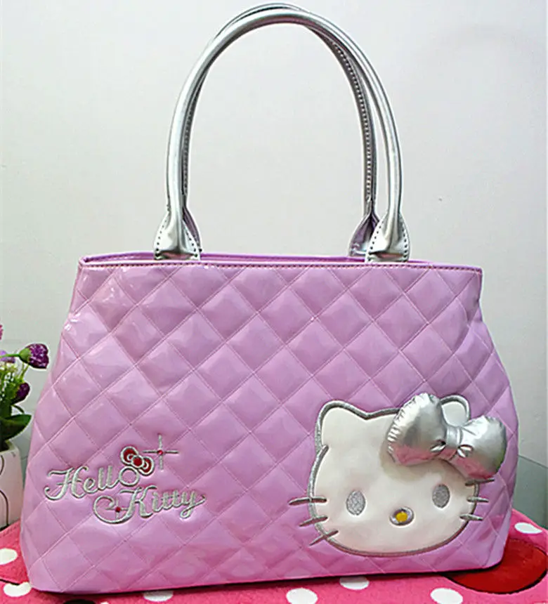Новая женская большая сумка Hello Kitty через плечо для покупок yey-16011P | Багаж и сумки