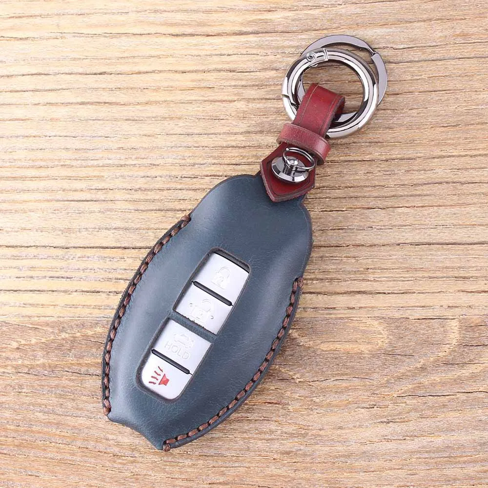 Кожаный чехол KEYYOU с 4 кнопками для Nissan Sunny ALTIMA MAXIMA Murano Versa Teana Sentra Infiniti G35 G37|nissan key
