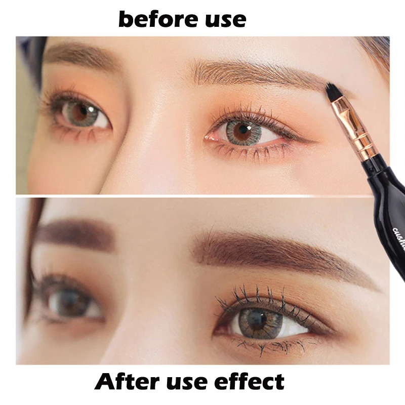 3 цвета перо Форма карандаш для бровей водонепроницаемая длительного действия