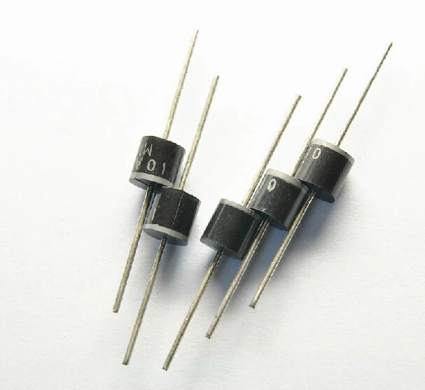 100 шт 10A10 10 Amp 1000V 10A 1KV осевой выпрямительный диод 22A | Электронные компоненты и