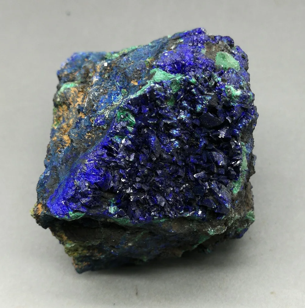 66g Natural stone and crystal azurite / malachite symbiotic mineral healing crystals Collection ornamental | Дом и сад
