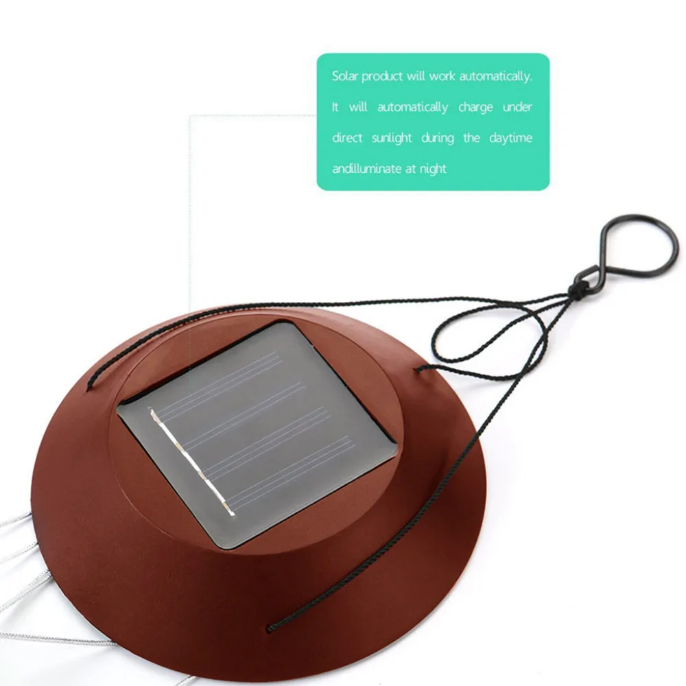 Новый светодиодный светильник на солнечной батарее изменяющий цвет с