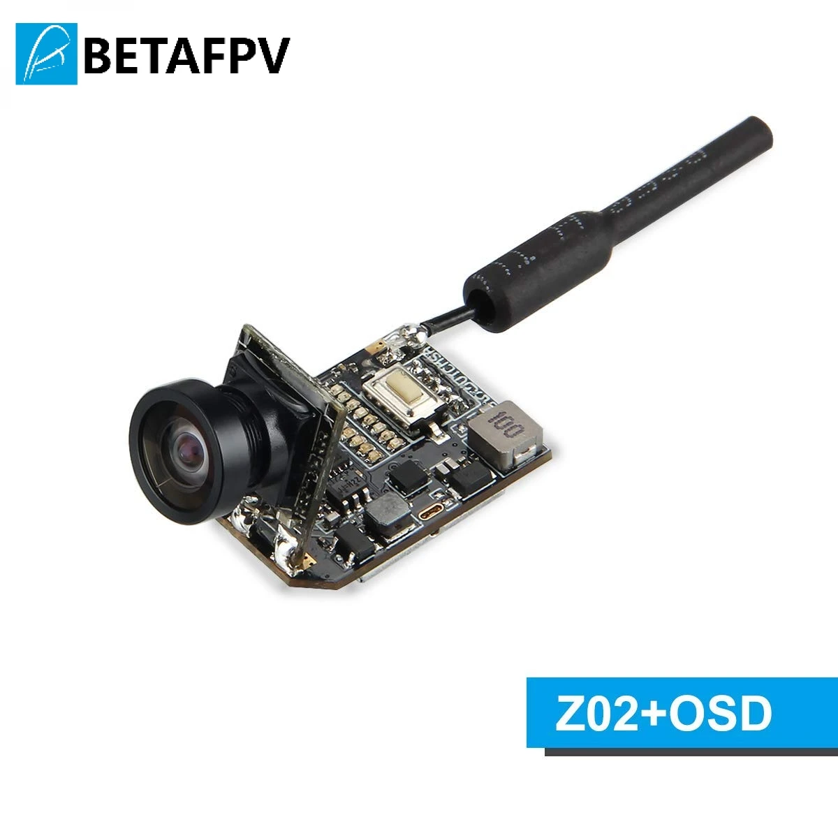 BETAFPV Z02 FPV камера 480TVL CMOS OSD с переключаемым передатчиком 25 МВт 200 SmartAudio для