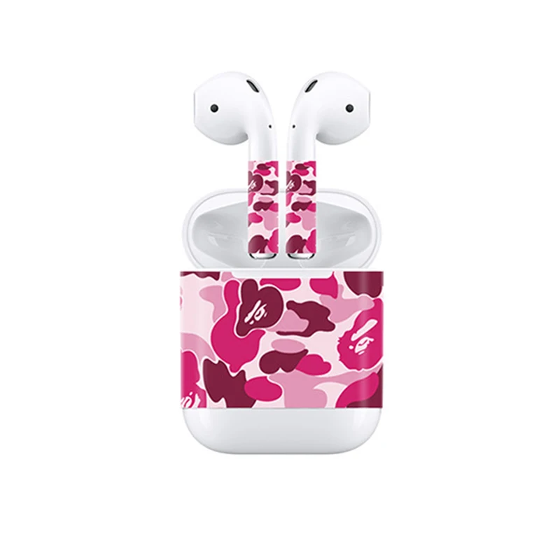 Индивидуальный дизайн виниловая обертка для Apple AirPods Skins Защитная обертка s Наклейка на весь корпус наклейка 3M Водонепроницаемая пленка с защитой от царапин