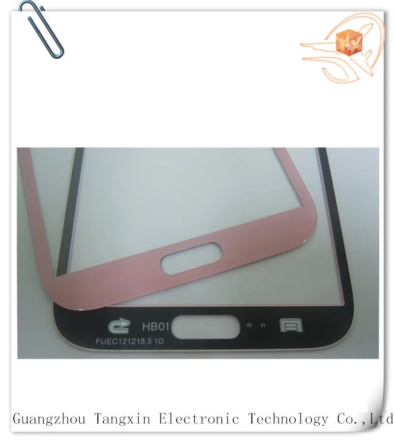5.5 дюйм(ов) переднее стекло для Samsung Note2 N7100 высокое качество бесплатная доставка |