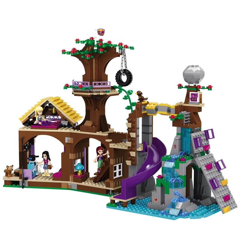 76007 739 шт набор конструкторов для дома на дереве блоки совместимые с LEGO игрушки