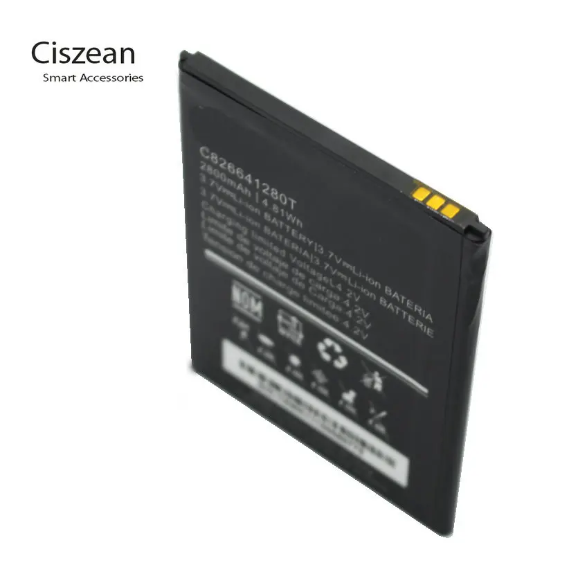 Сменный литий ионный аккумулятор Ciszean C826641280T 1 шт. 3 7 В 2800 мАч для батарей BLU Studio G Plus