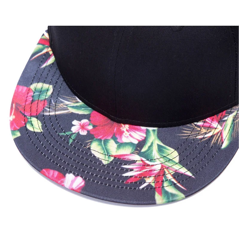 SNP хип хоп кепки Snapback для мужчин и женщин шапка с цветочным принтом прямой козырек
