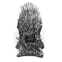 collectible game thrones action figure king seat chair model toys