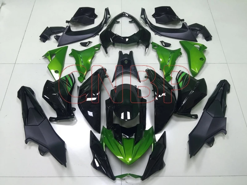 Комплекты кузова для Kawasaki Z800 2013-2016 зеленые черные комплекты 2014 Обтекатели 2013 без