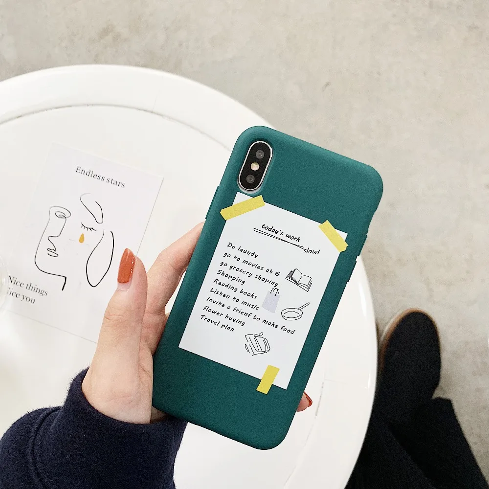 Lovely Patterned Phone Case For iphone XS Max XR X 6S 6 7 8 Plus Cover Silicone Glossy Soft TPU Back Cases |