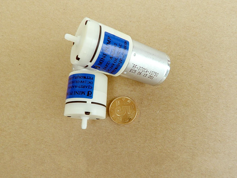 2 шт./лот DC12V-24V DC micro pump 370 воздушный насос кислородный медицинское оборудование (6 5)