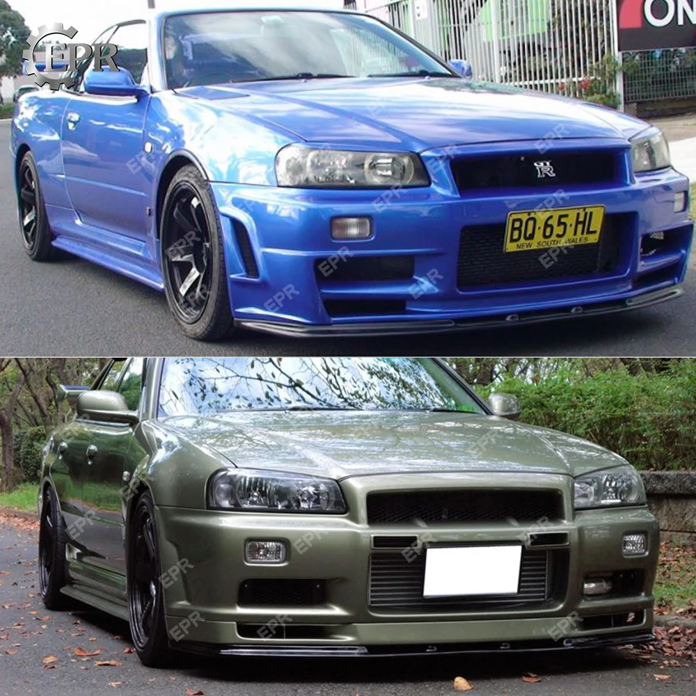 Для Nissan Skyline R34 GTR FRP стекловолокно OEM комплект передней части корпуса для