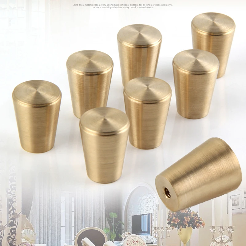 Ручка для мебели AODEYI латунная ручка работ по дереву Круглый Полировочный твердая