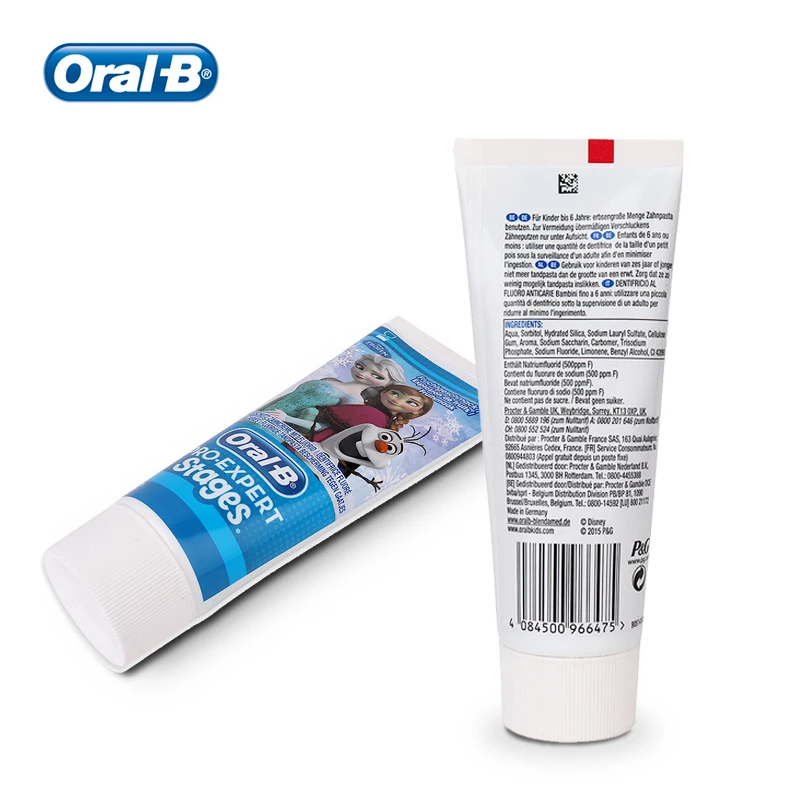 Детская зубная паста Oral B Pro expert Stage с низким коэффициентом потускнения без