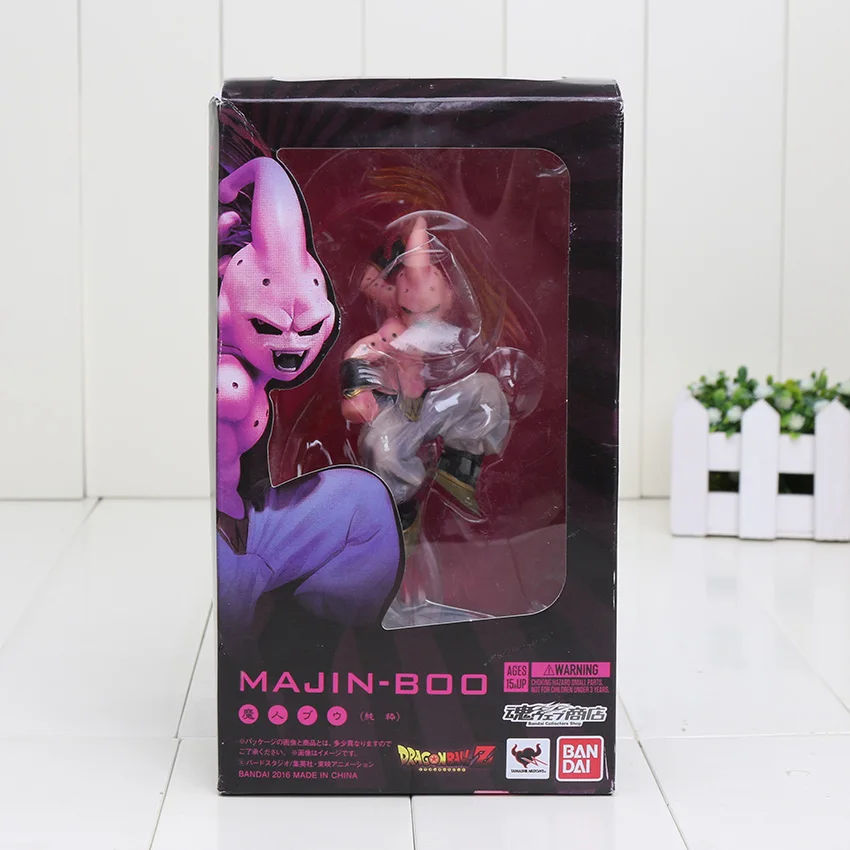 fighting buu in box Аниме Dragon Ball Z super saiyan Majin Buu girl Boo evil Buu ПВХ фигурка Коллекционная модель игрушка Dragon Ball - Цвет: fighting buu in box