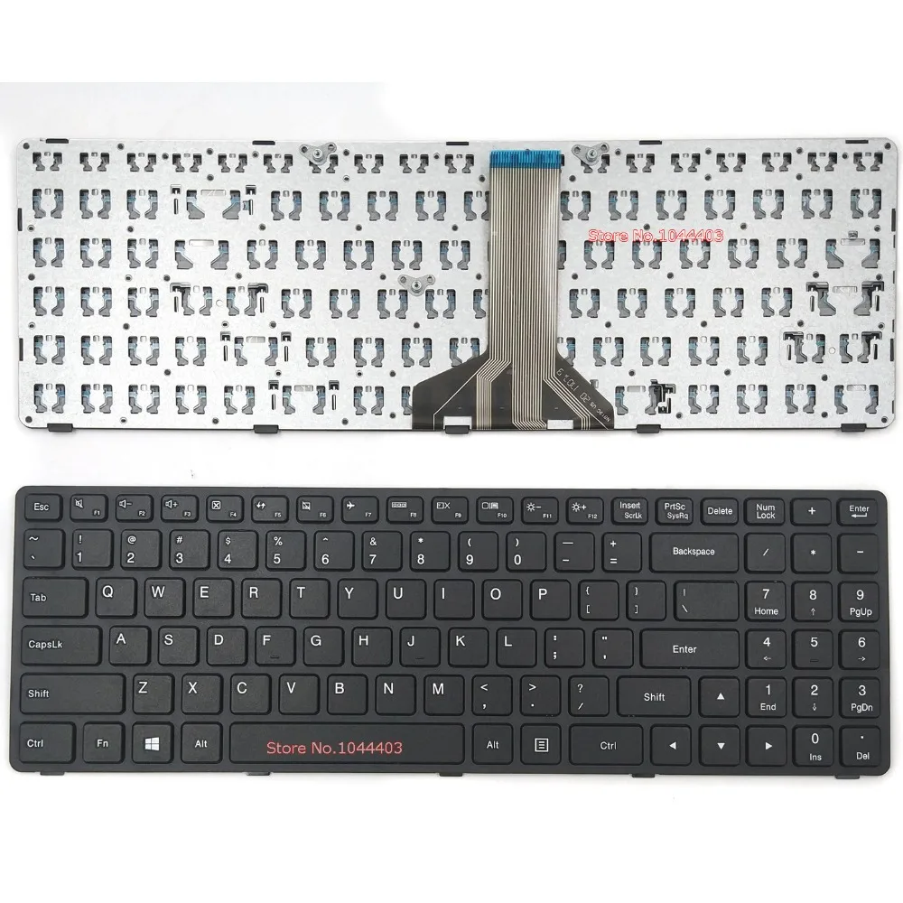Оригинальная новая клавиатура для ноутбука lenovo Ideapad 100-15IBD type 80QQ 6385H-US NB-99-6385H-LB-00-US PK1310E1A00 SN20J78609