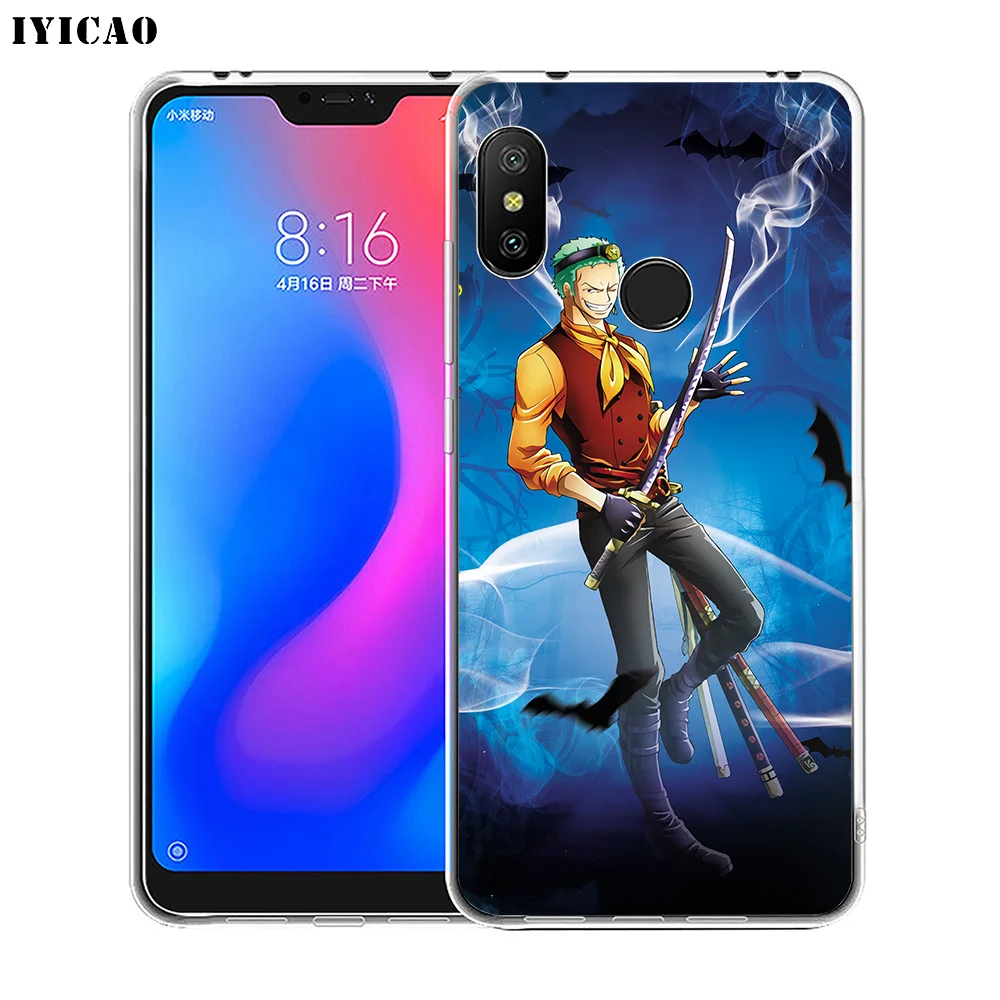 IYICAO Roronoa Zoro Цельный Мягкий силиконовый чехол для телефона Xiaomi Redmi 4A 5A 6A Note 7 6 5 Pro Plus