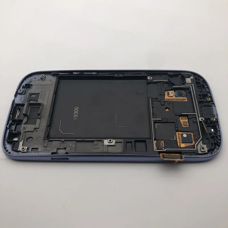 Оригинальный сменный ЖК экран AMOLED 4 8 дюйма для SAMSUNG Galaxy S III S3 i9300 i9300i i9305 с рамкой и