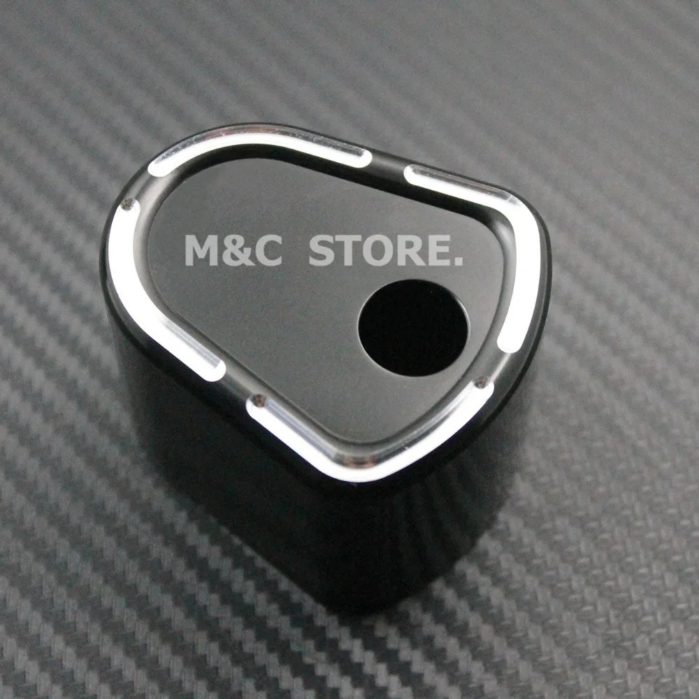 Мотоциклетный переключатель зажигания Крышка резки Черный для Harley Touring Road Glide Street