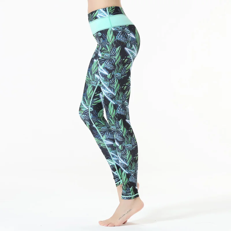 Новинка 2018 женские дышащие спортивные штаны для йоги фитнеса эластичные