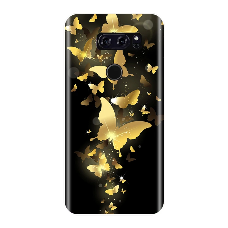 Чехол для телефона LG V30 Мягкая силиконовая задняя крышка из ТПУ с милым котом H930