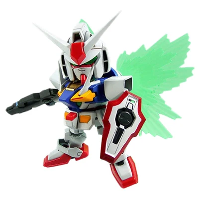 SD Gundam модель милый Единорог Крыло возраст Justice Freedom 00 предназначение панцири Unchained мобильный костюм детские игрушки с держателем - Цвет: 15