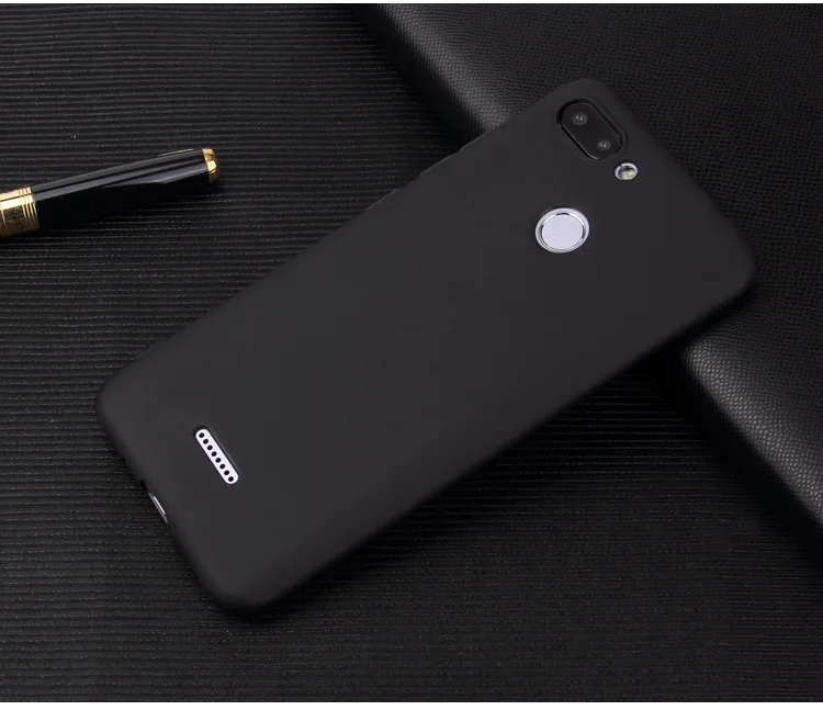 Чехол для Xiaomi Redmi 6 мягкий чехол телефона из ТПУ милое желеобразное матовое