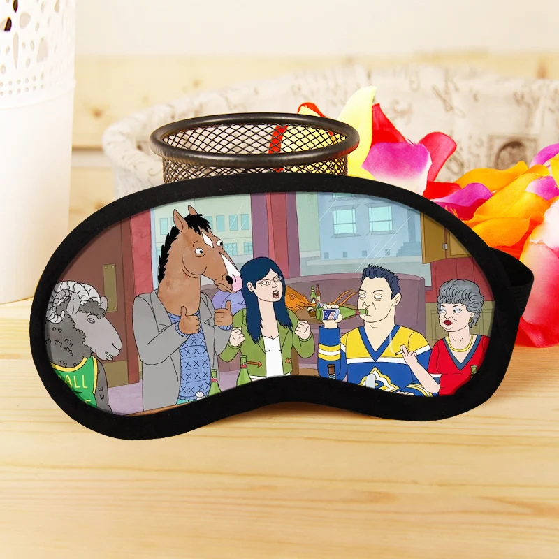 Конь БоДжек Eyeshade Todd Chavez символ маска на Глаза Теневая крышка ворс для мужчин и