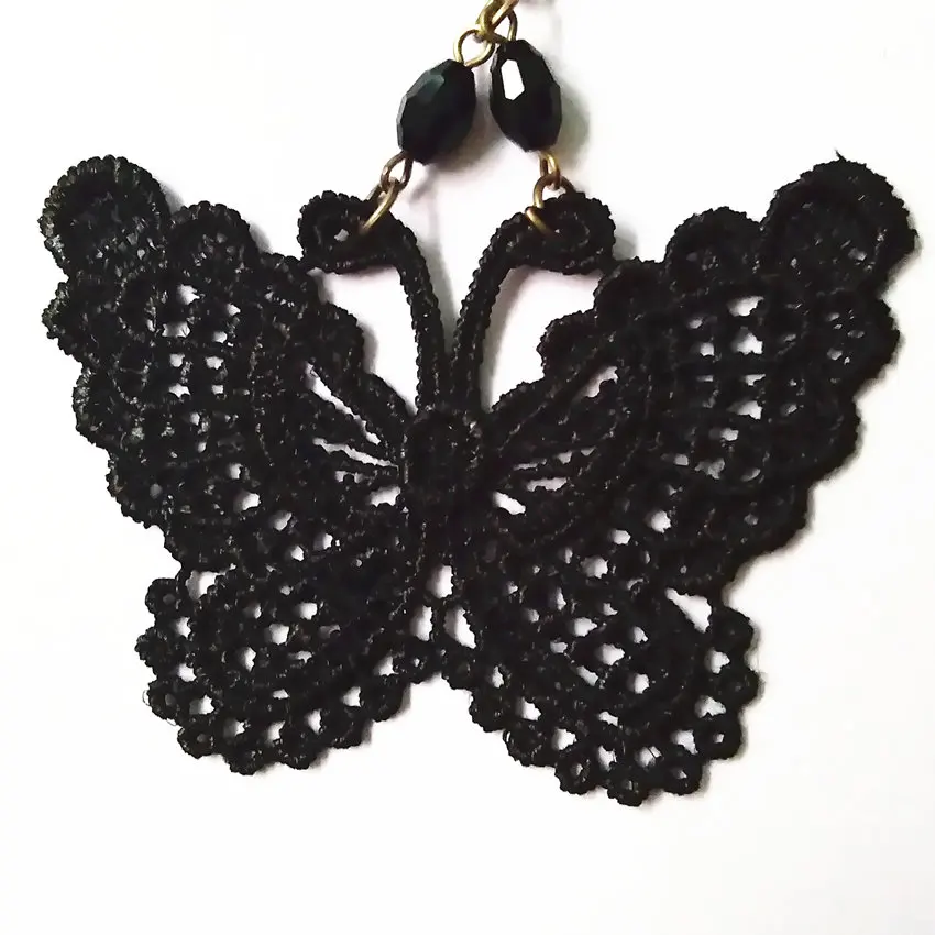 12 пара/лот кружевные серьги с каменными бусинами ручной работы 3D индивидуальные