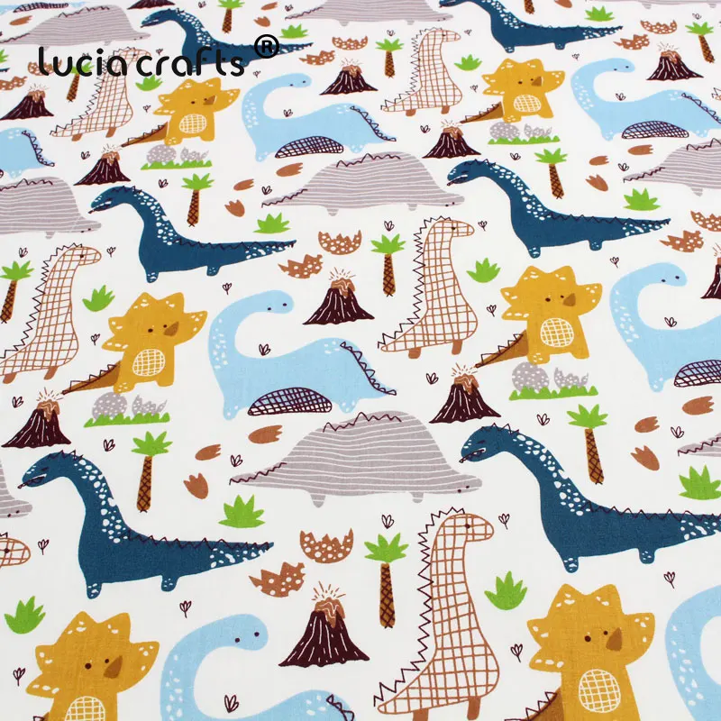Lucia craft 50*50 см хлопковая Лоскутная Ткань с мультяшным принтом ткань сделай сам