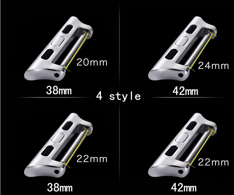 

Быстроразъемный соединитель ремешок-адаптер для наручных часов из нержавеющей стали 316L для apple watch iwatch, 10 пар, 38 мм, 42 мм, 20 шт.