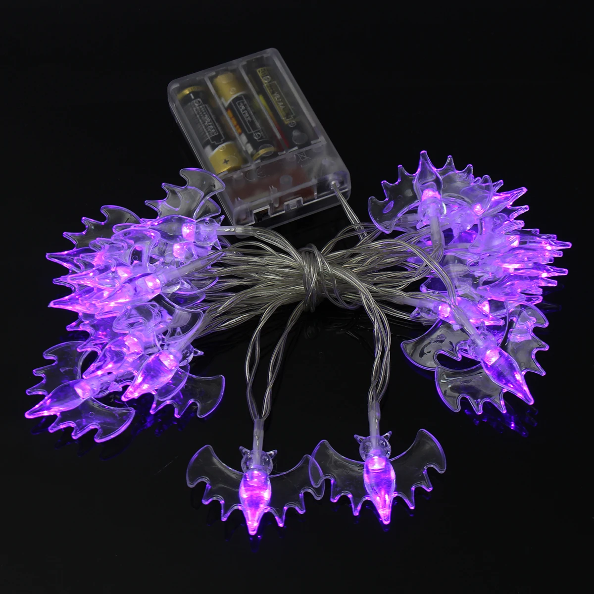 1.5M/2M Holiday Decoration Battery Operated 10/20 LED Fairy String Lights Bat Halloween | Лампы и освещение