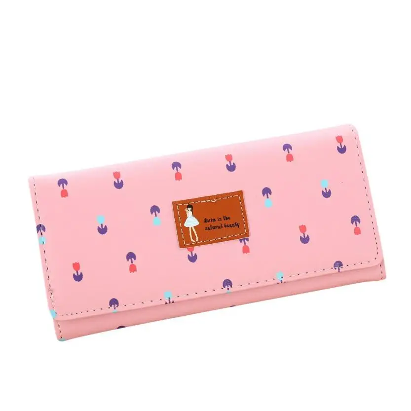 Женские кошельки 2020 Carteras Mujer цветочный конверт с узором Кошелек для монет женский