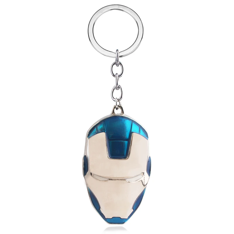 K116-3 15pcs/lot The Avengers Wholesale Iron Man Infinity Gauntlet Keychain Thor Axe Hammer Enamel Weapon Metal jewelry Men Car Keyring - Цвет: K116-3
